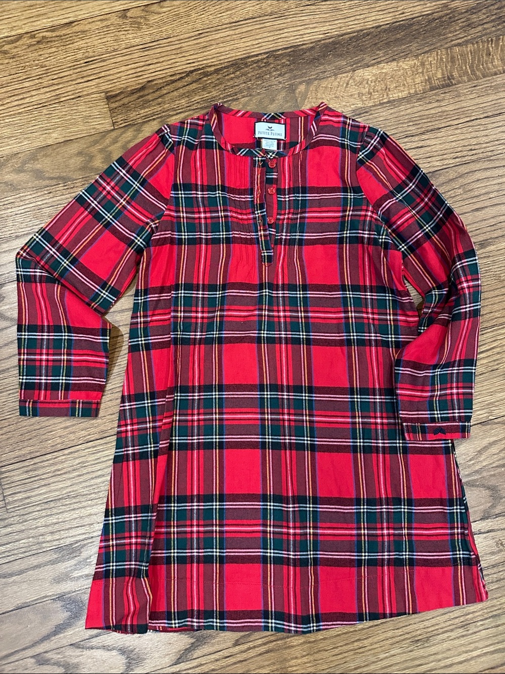 Petit Ami Red Plaid Girls' Nightgown